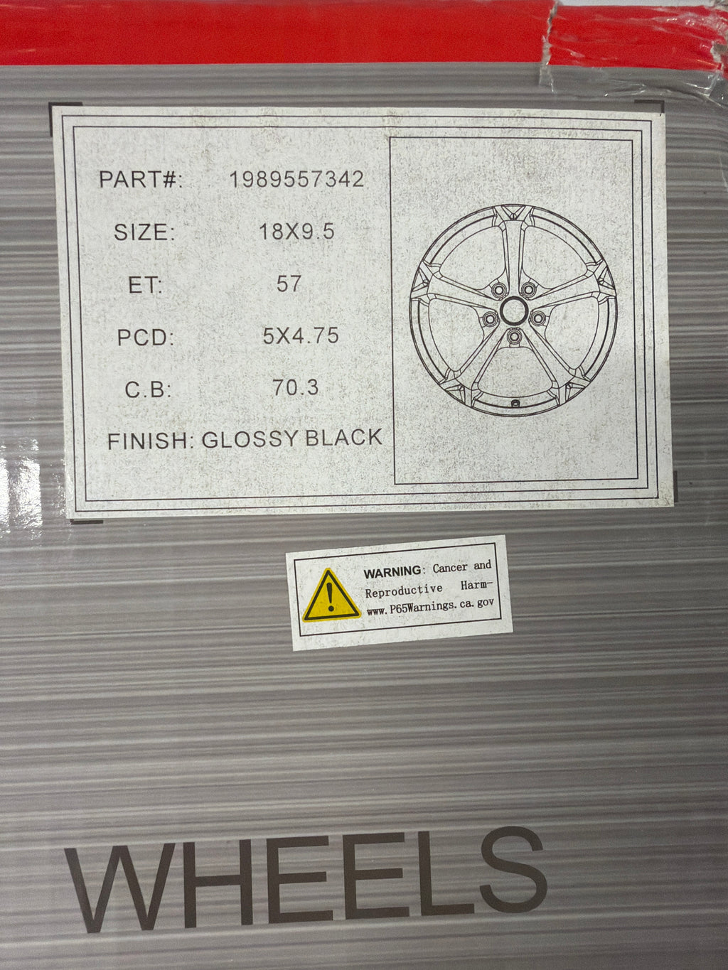 Factory Reproductions FR19 C6 Grand Sport Corvette Replica Wheel