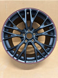 C7 Corvette Z06 Satin Black w/ Red Stripe *Brand New OEM GM* Front