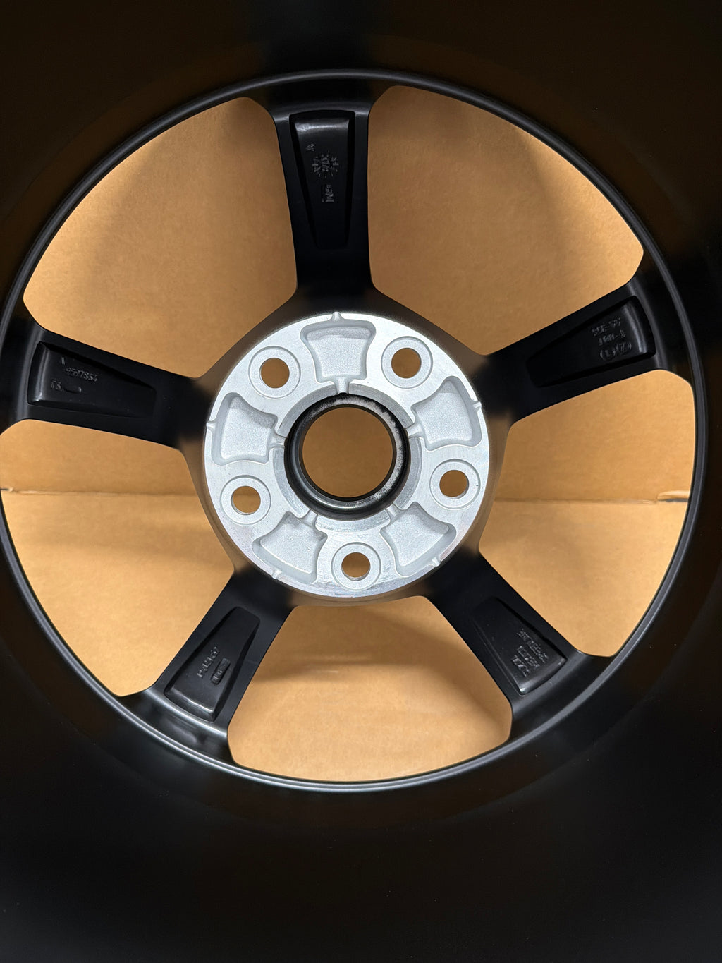 C6 Corvette Grand Sport Wheel Satin Black NEW OEM GM *REAR*