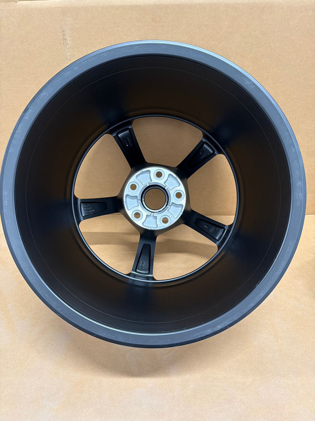 C6 Corvette Grand Sport Wheel Satin Black NEW OEM GM *REAR*