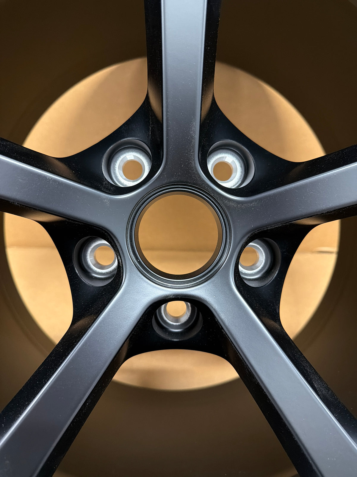 C6 Corvette Grand Sport Wheel Satin Black NEW OEM GM *REAR*