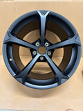 C6 Corvette Grand Sport Wheel Satin Black NEW OEM GM *REAR*