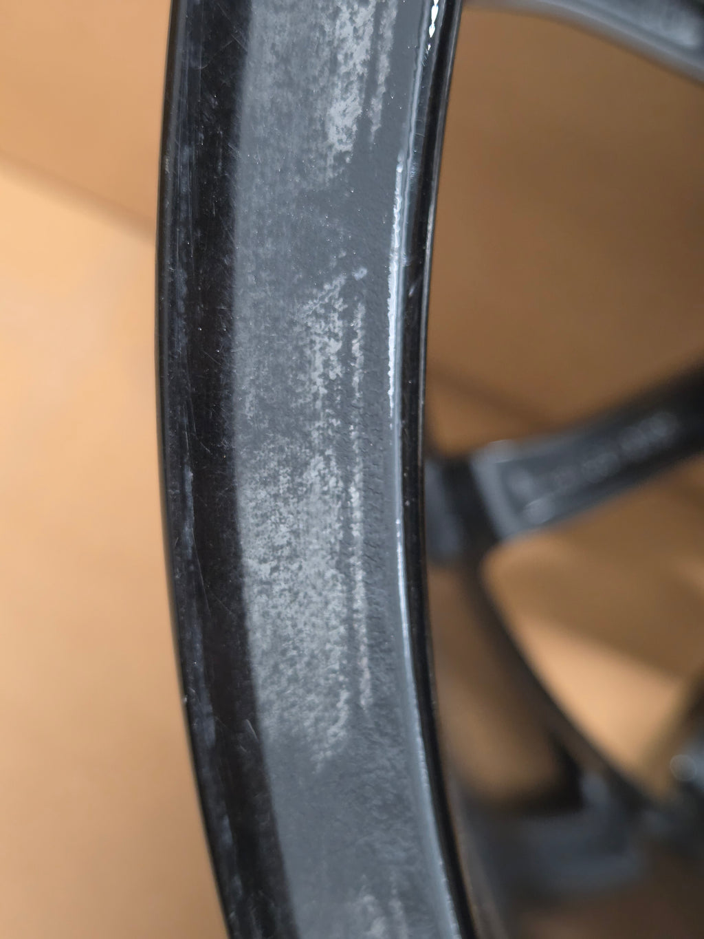 C6/C7 Corvette Cup Wheel, GM OEM Front Gloss Black *Brand New*