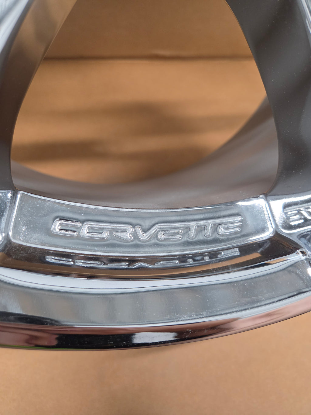 C6/C7 Corvette Cup Style Front Wheel Chrome Brand New