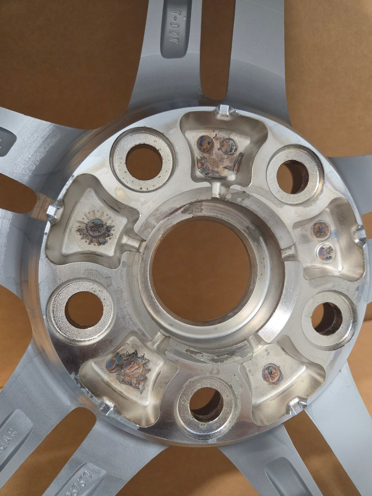 C7 Corvette RPO Code QX3 Chrome Finish Split 5 Spoke Rear Wheel *Brand NEW OEM w/ Minor Blemish*