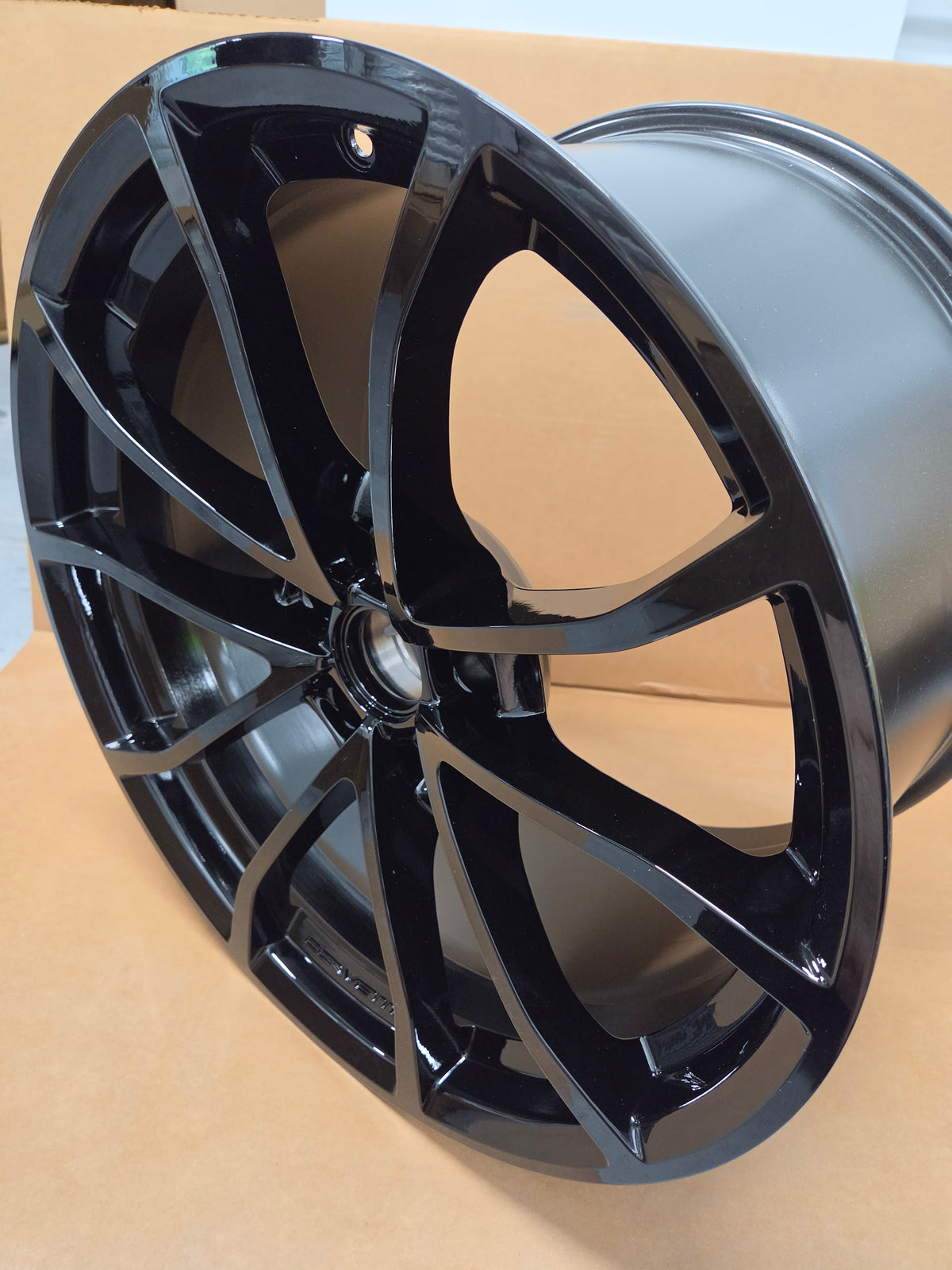 C6/C7 Corvette Cup Style Rear Wheel Gloss Black *Brand New OEM GM*