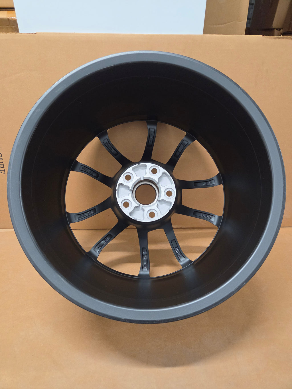C6/C7 Corvette Cup-style Wheel Front Satin Black/Redline *BRAND NEW OEM*
