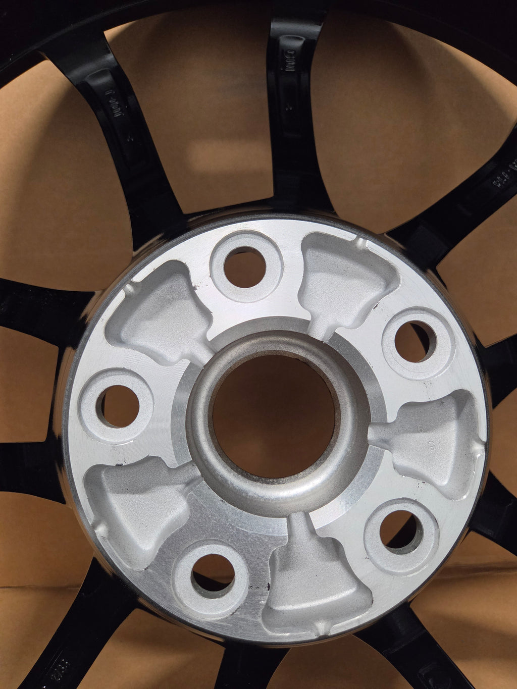 C6/C7 Corvette Cup Wheel, GM OEM Front Gloss Black *Brand New*