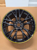 C7 Corvette Z06 Front Gloss Black/Yellow Stripe *Brand New OEM GM*